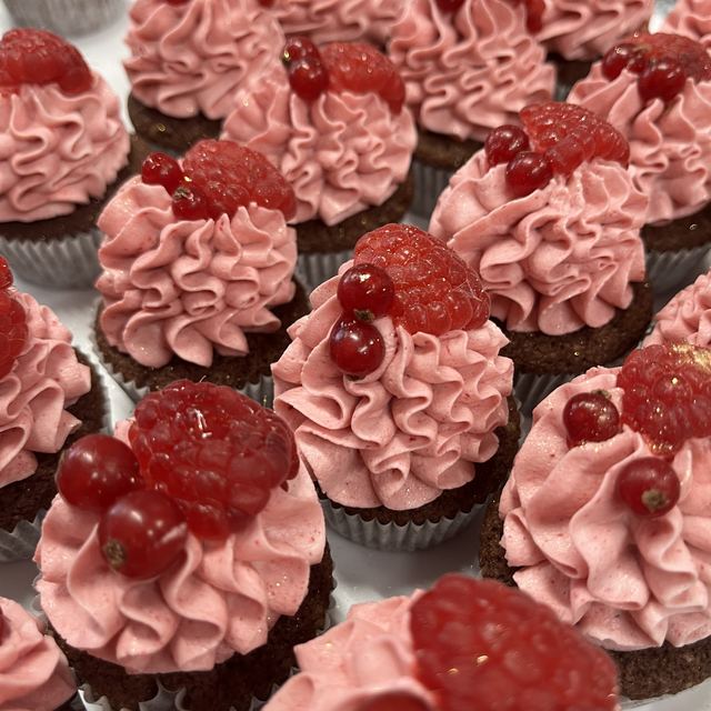 Cupcakes s malinami